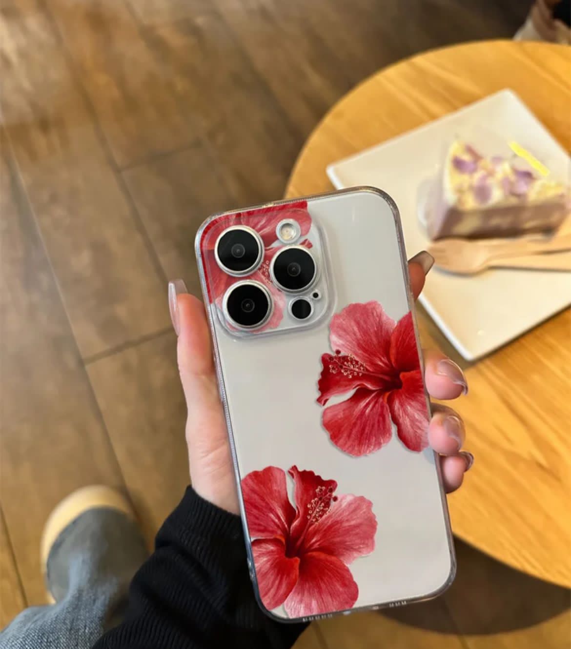 Red Hibiscus Phone Case
